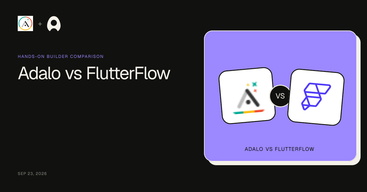Adalo vs FlutterFlow: hands-on task-tracker test cover artwork