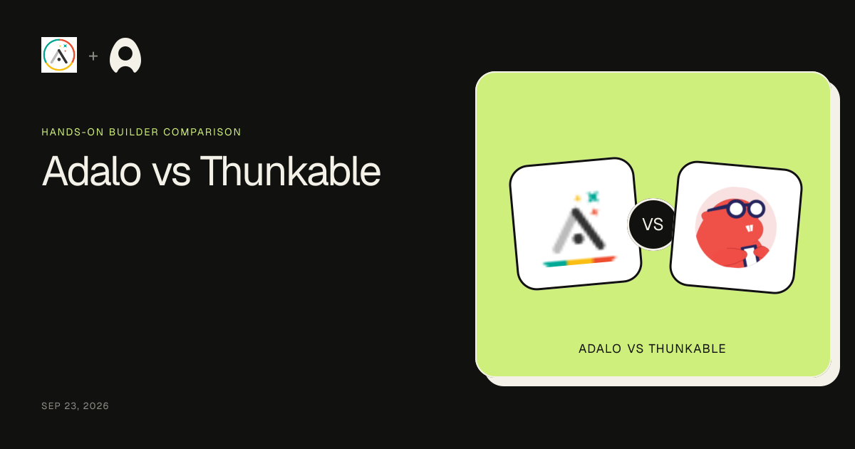 Adalo vs Thunkable: hands-on task-tracker test cover artwork